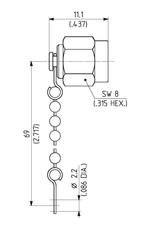 62SMA-0-0-1/-11 (Huber+Suhner) - Click Image to Close