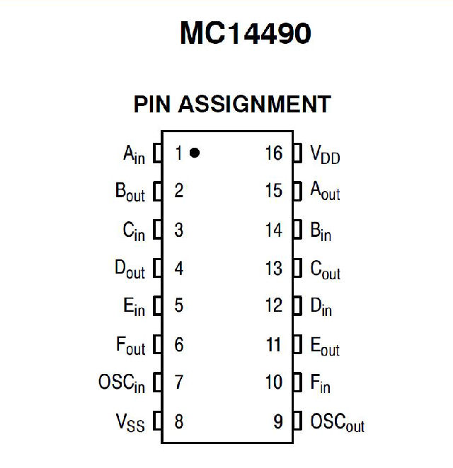 MC14490P (Motorola) - Click Image to Close