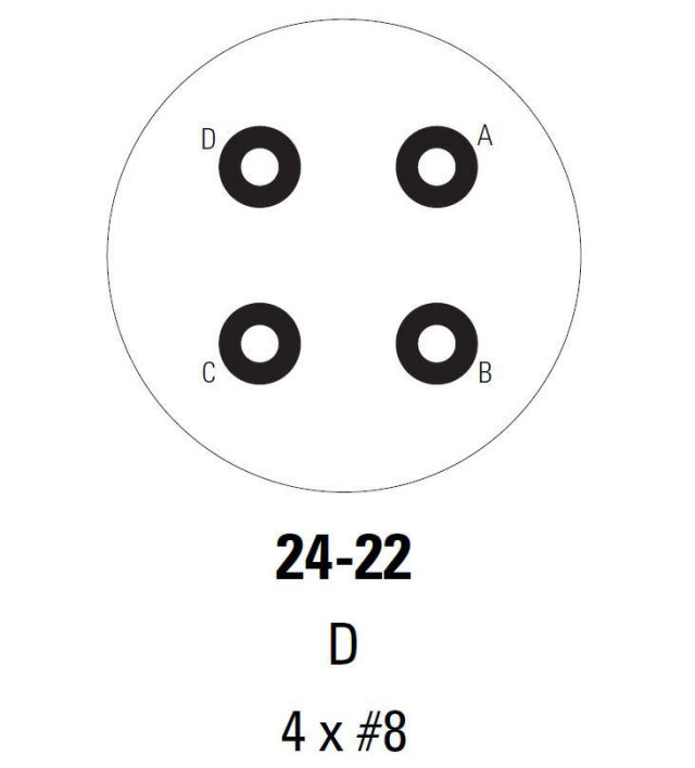 MS3102E24-22S (Amphenol)
